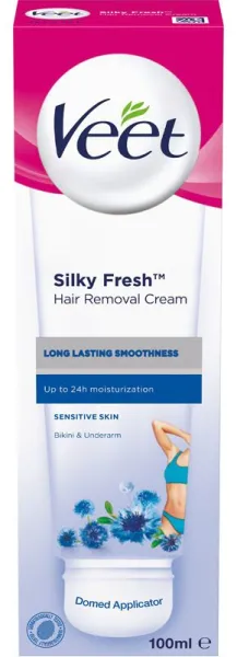 Veet Silky Fresh Hair Removal Cream 100 ml - Herkälle iholle